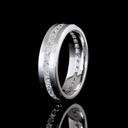 1.88 Cts 14k White Gold Princess Shape Eternity Band Eternity Band - Image 4