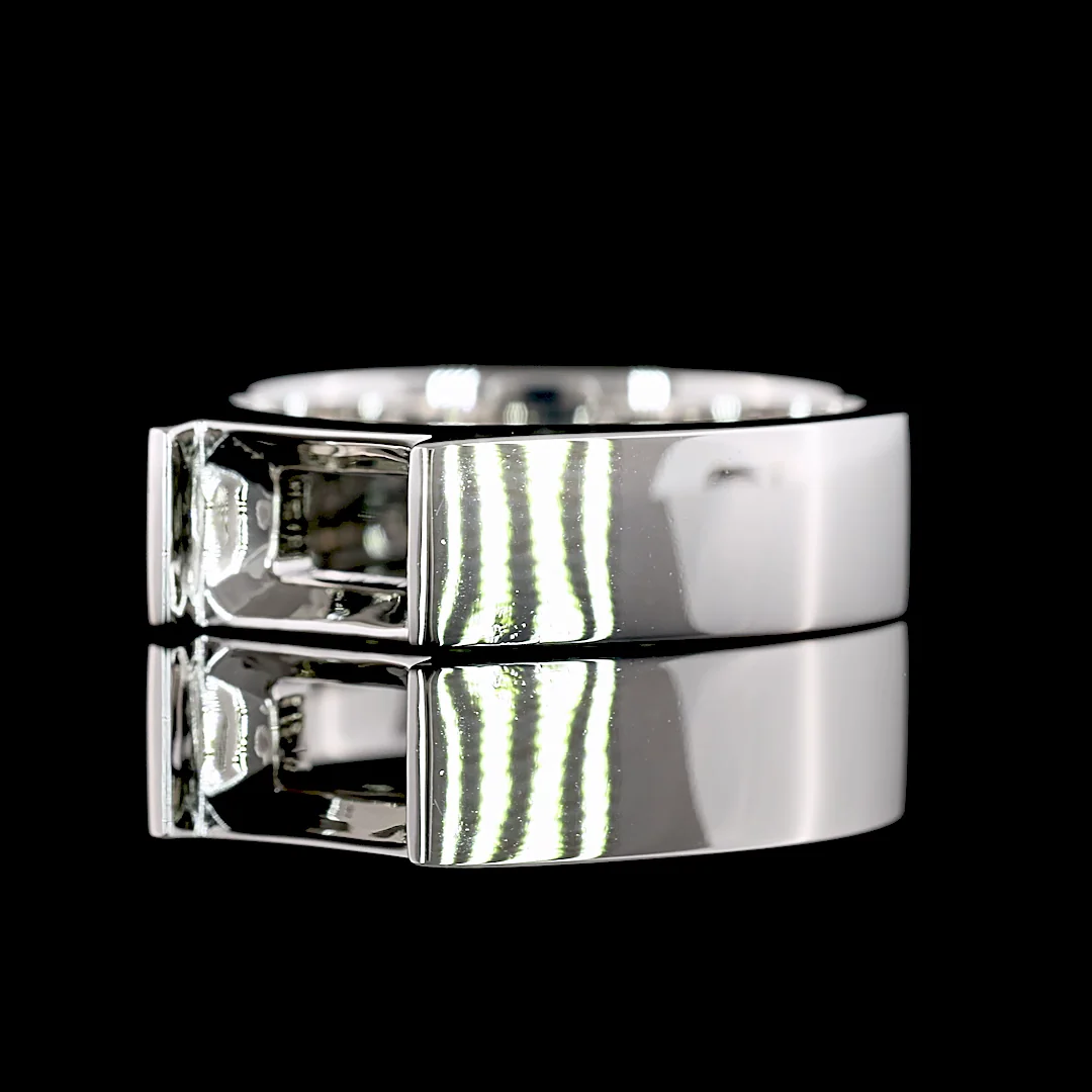 0 Cts Platinum Shape Solitaire Ring - Image 2