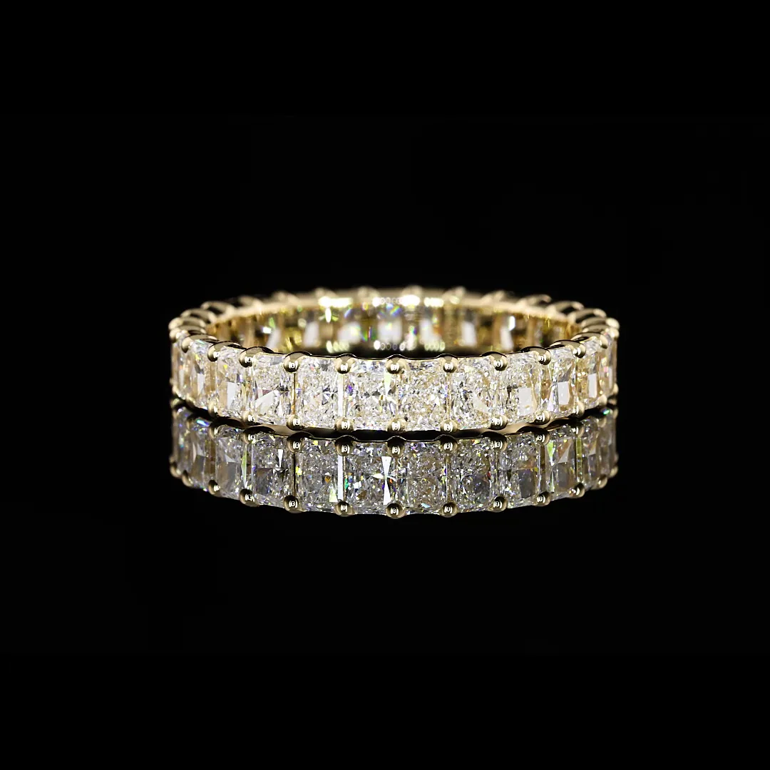2.06 Cts 14k Yellow Gold Radiant Shape Eternity Band Eternity Band - Video