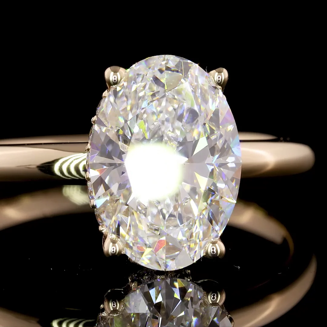 0.61 Cts 14k Yellow Gold Round Shape Eternity Band Eternity Band - Image 2